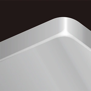 Filleted corner